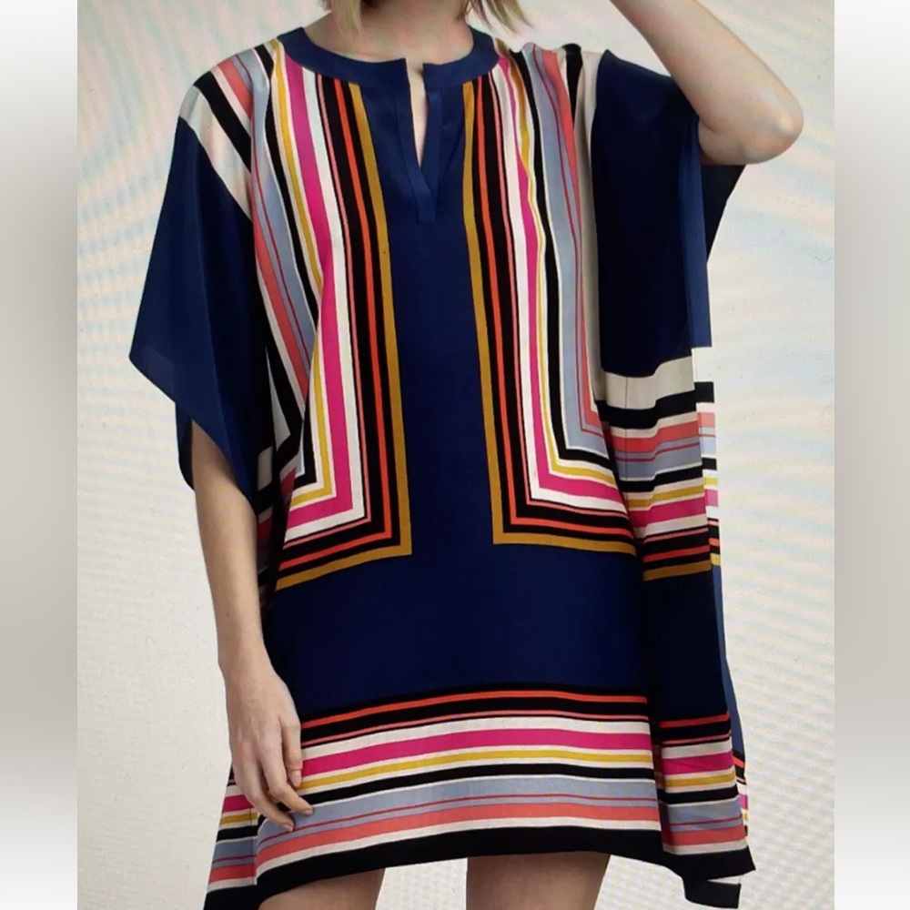 NWOT Trina Turk Women’s Theodora Dress Silk Caftan sz M/L